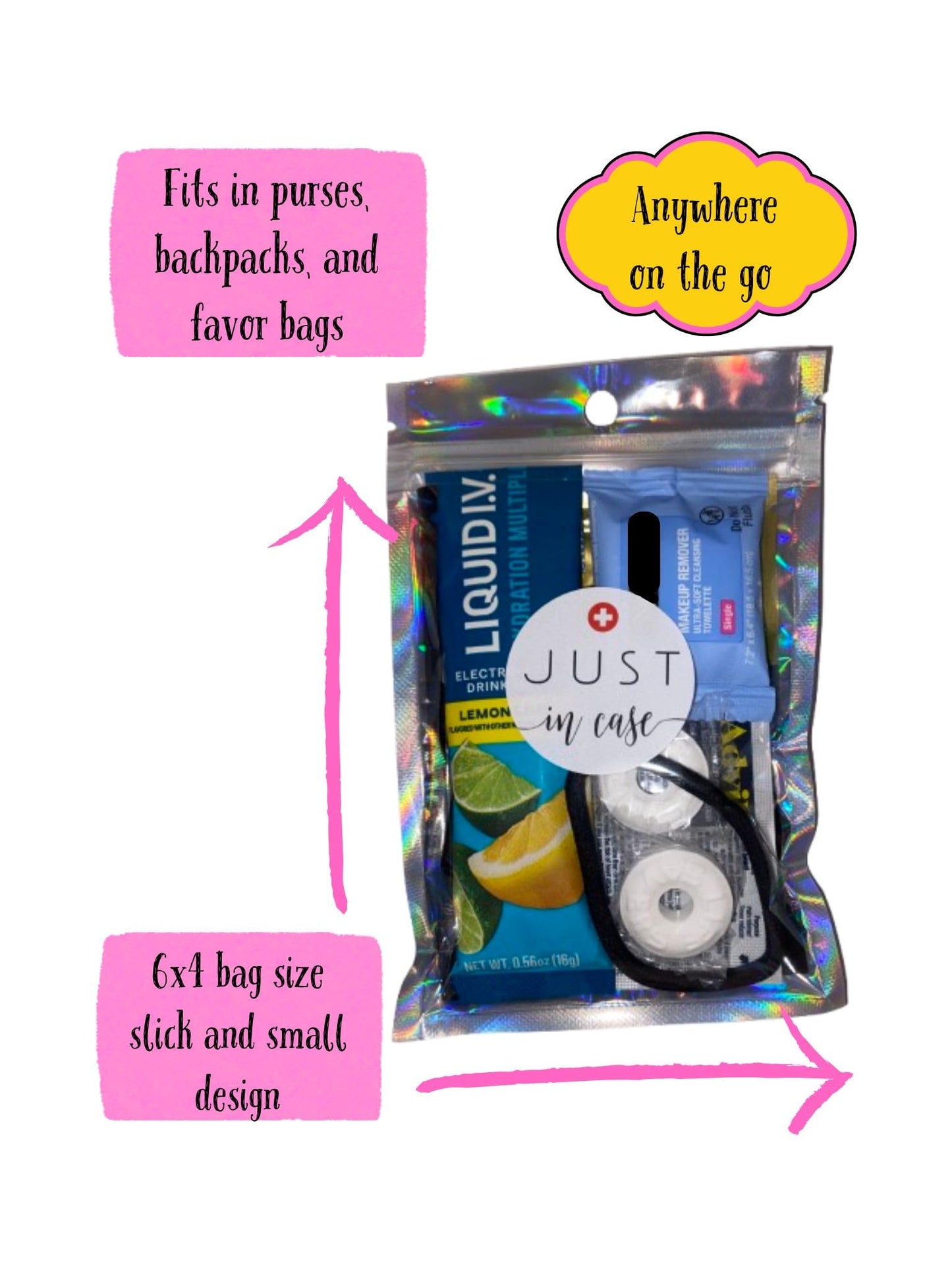 Hangover Kit – Pre-Filled Party Favor Bag | Recovery & Hydration Goodie for Bachelorette, Wedding, Birthday, Girls Trip & Celebrations