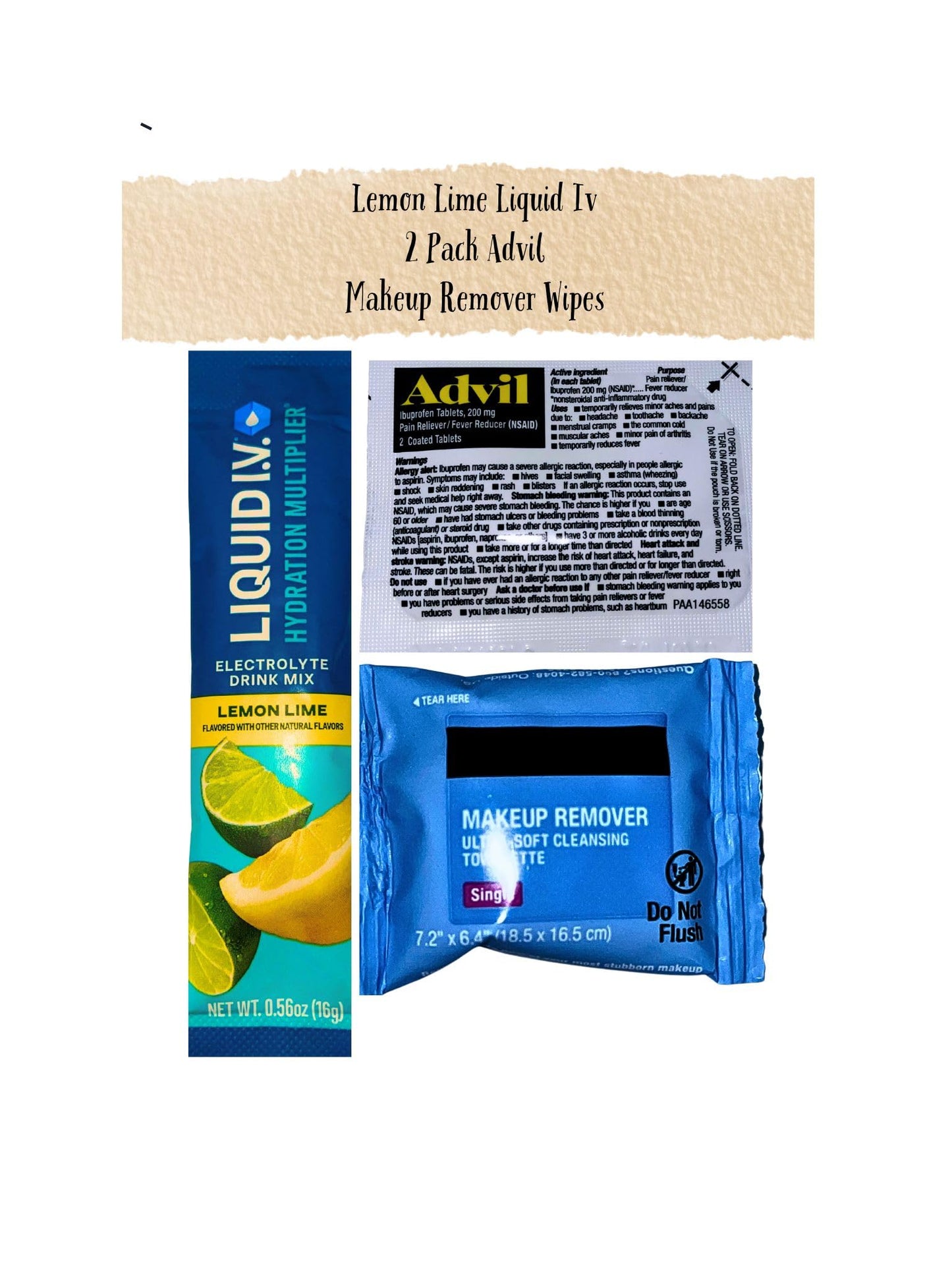 Hangover Kit – Pre-Filled Party Favor Bag | Recovery & Hydration Goodie for Bachelorette, Wedding, Birthday, Girls Trip & Celebrations